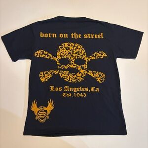 Smet by Christian audigier cross-bone skull shirt